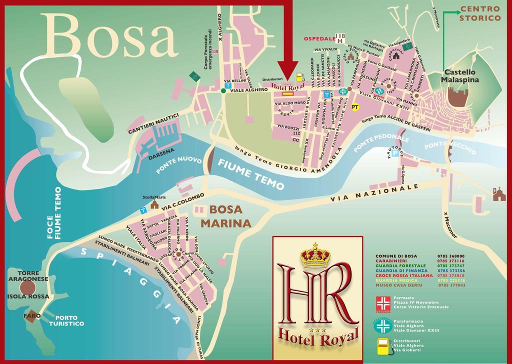 Hotel Royal 보사 외부 사진